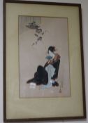 2 Japanese woodblock prints