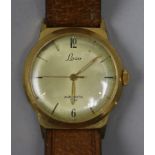 A gentleman's steel and gold plated Laco automatic 1162 wrist watch.
