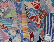 A patchwork quilt