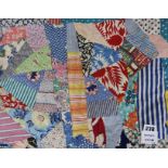 A patchwork quilt