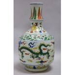 A Chinese dragon vase