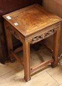 A Chinese side table H.52cm