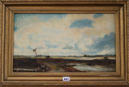 Edmund Morison Wimperis (1833-1900) oil, Lanndscape, 11 x 19ins