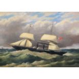 English School (19th Century)oil on canvasThe Royal Mail Steam Packet Co. ship, SS La Plata,