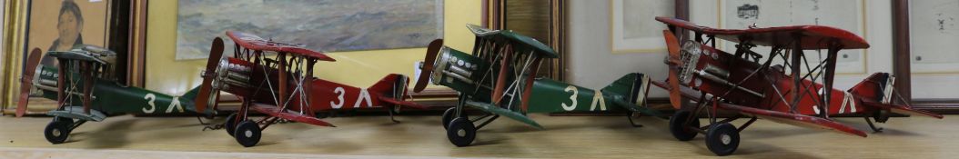 Four model bi-planes