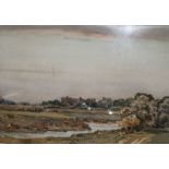 Alexander Carruthers Gould RBA RWA (1870-1948)2 watercoloursView of Windsor Castle and of a ruined