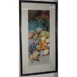 Giovanni BarbarowatercolourStill life of fruitsigned73 x 29cm
