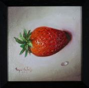 Raymond Campbell (20th C.)oil on board"Strawberry"signed3.5 x 3.5in.