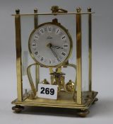 A brass clock