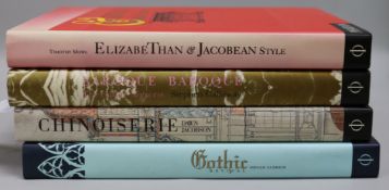 "Chinoiserie" by Dawn Jacobson, "Gothic Revival" by Megan Aldrich, "Elizabethan Jacobean Style" by