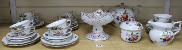 A Herend tea service