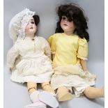 Two Armand Marseille bisque dolls, 390 A 8.5 M and Queen Louise 100 - 30