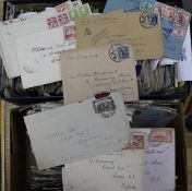 A quantity of world stamps