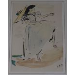 Eleanor Bellingham SmithwatercolourStudy of a young ladystudio stamped25 x 17cm