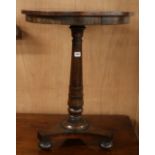 An early Victorian rosewood occasional table, W.57cm