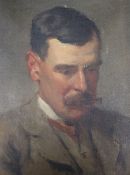 English school circa 1900Oil on canvasPortrait of a gentleman20 x 15cm