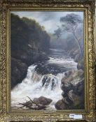 J.B. Smith,Oil on canvasWaterfall60 x 44.5cm