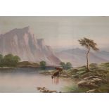 B.WardOil on boardLoch scene and a river scene by T.Watts38 x 48cm