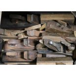 A quantity of woodworking planes