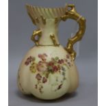 A Royal Worcester blush jug