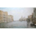 R.G. Gives,Oil on canvasView of the Grand Canal, Venicesigned60 x 100cm