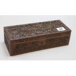 A Chinese carved box