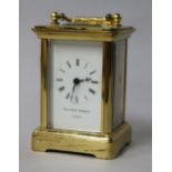 A Matthew Norman miniature carriage clock