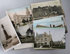 A collection of postcards of Lewes and Brighton and West Sussex