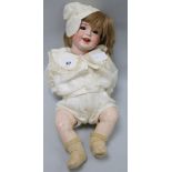 A SFBJ bisque head doll, 236/10