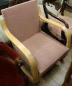 An Alvar Aalto '402' model bentwood chair