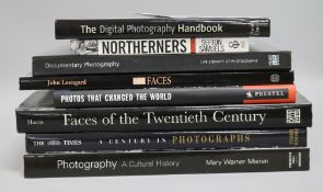 A collection of eight photographic books by John Loegard Life Faces etc