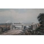 Ackermann Publ,Coloured aquatintView of the Intersection Bridge on the line of the St Helens and