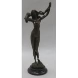 A bronze figure, Jean Patou