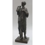 A. Lemaire (French, 19th century). A bronze figure after the Antique of 'Diane de Gabies'