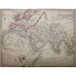 BUTLER, SAMUEL - ATLAS OF MODERN GEOGRAPHY, 8vo, quarter calf, front board almost detached,