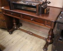 A Victorian mahogany washstand