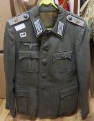 A World War II German medical officer's tunic