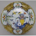 A 17th century Delft dish