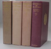 CHURCHILL, WINSTON L.G. SIR - MARLBOROUGH HIS LIFE AND TIMES, 1st edition, 4 vols, 8vo, red cloth,