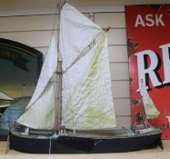 A model of a London Barge