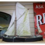 A model of a London Barge