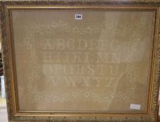 Gilt framed tapestry