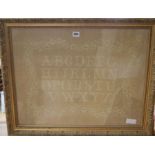 Gilt framed tapestry