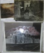 Group of 19th ccentury glass photographic plates, Views of Ilkley, W. Yorks