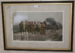 J.C. Dollman colour print Tipperary signed in pencil 44 x 71cm