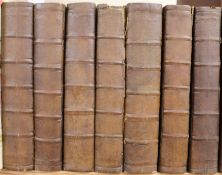 Jonson, Ben - The Works, collected by Peter Whalley, 7 vols, calf (scuffed), text foxed L.1756