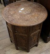 An Arab coffee table W.60cm