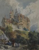 J.C. HookPair of watercoloursHorners Chapel, Bucharatch on The Rhine and Castle of Sly near Cordan