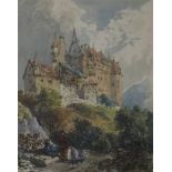 J.C. HookPair of watercoloursHorners Chapel, Bucharatch on The Rhine and Castle of Sly near Cordan