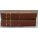 Shakespeare, William - The Works, with notes by Charles Knight, 2 vols, folio, red cloth, Virtue &